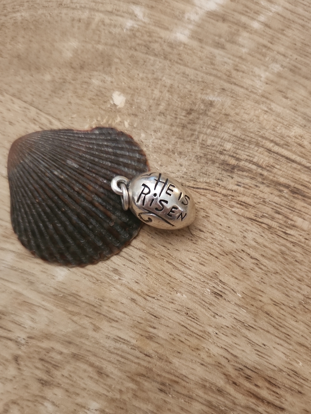 James Avery He Is Risen Charm Vintage Sterling Silver